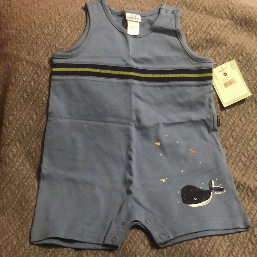 Carter’s Romper with Whale and Fish